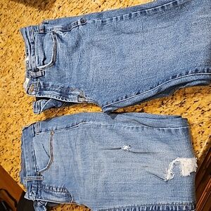 2 pair of jeans